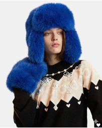 Cynthia Rowley - Faux Fur Oversized Mittens