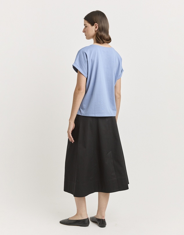 Toorallie - Roll Sleeve Organic Cotton Tee
