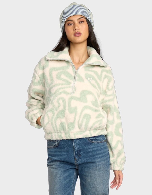 Billabong - Womens Barra Half Zip Pullover