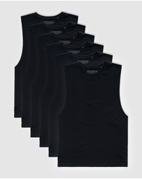 Xander - 6-Pack Blanc Tank