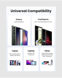 Ugreen - UGREEN 90 Degree Angle USB-C Male to USB-C Male 60W Braided Cable 3m