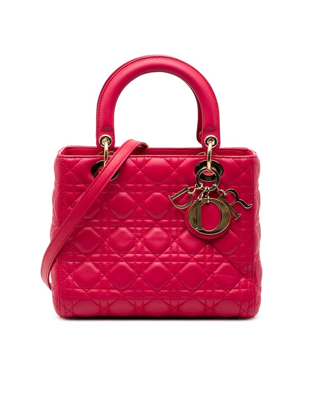 Pre-Loved by Azura Reborn - Pre-Loved Medium Lambskin Cannage Lady Dior