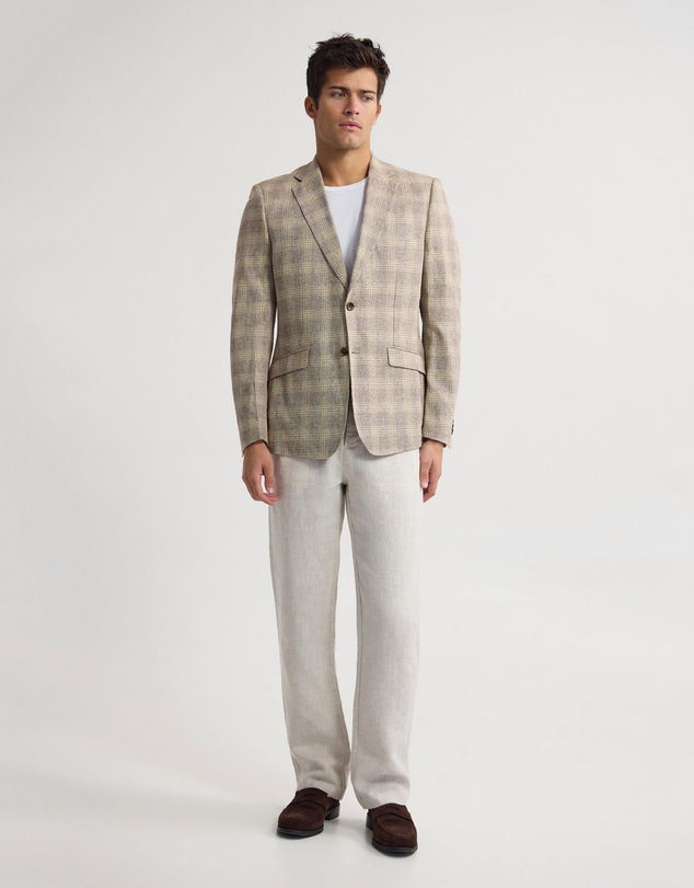 Oxford - Milton Linen Cotton Check Blazer
