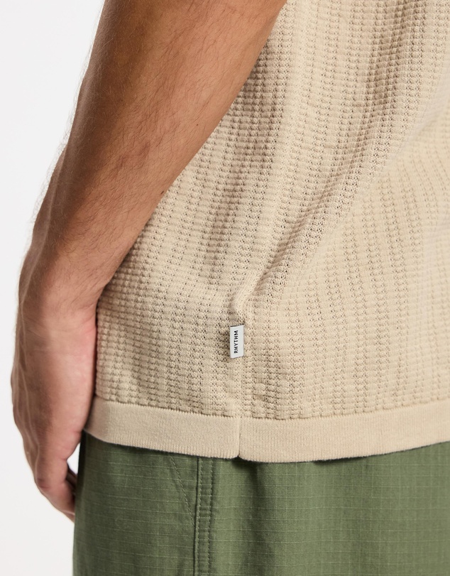 Rhythm - Textured Knit SS Shirt