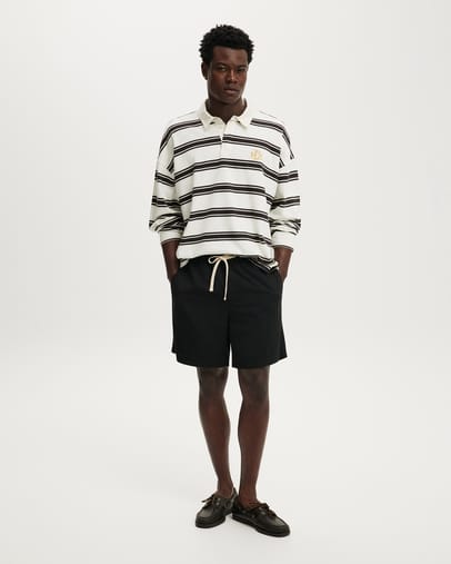 ECRUCHOCOLATE STRIPE