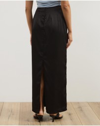Atmos&Here - Lowen Satin Maxi Skirt