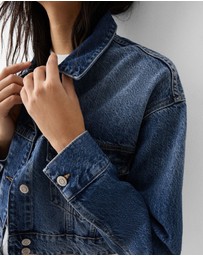 Bershka - Cropped Denim Jacket