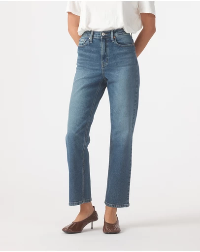 Outland Denim - Zoe High Straight Jean 28