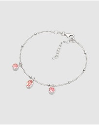 Elli Jewelry - Bracelet Crystal 925 Sterling Silver