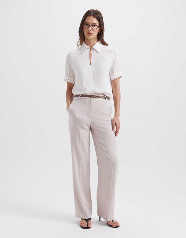SABA - Sadie Silk Short Sleeve Blouse
