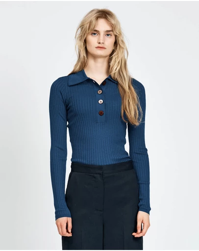 bul - Kivi Top Dark Blue