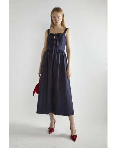 Glamorous - Bow front midi dress