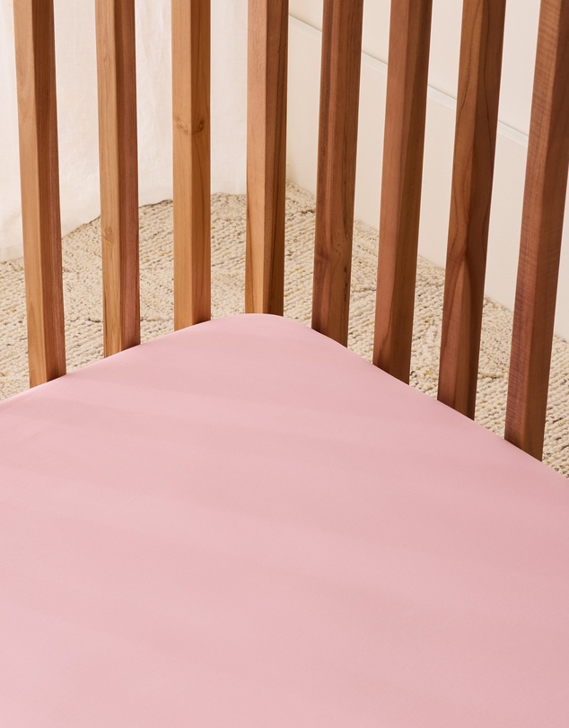 Sheet Society - Leo Washed Cotton Cot Fitted Sheet