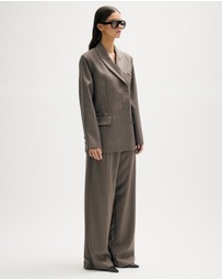 Minima Esenciales - Lior Wool Pinstripe Blazer