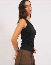 Calli - Emile One Shoulder Tank