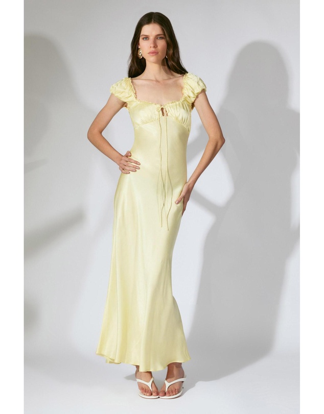 Bardot - Stasia Satin Maxi Slip Dress