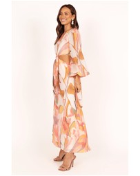 Petal & Pup - Laquin Long Sleeve Maxi Dress - Pink