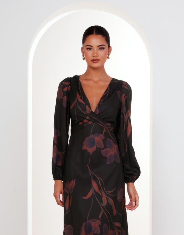 Pilgrim - Cher Wrap Front Maxi Dress