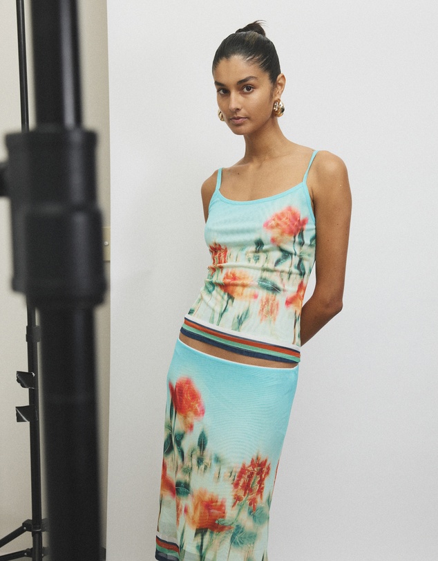 With Harper Lu - Camisole Mesh