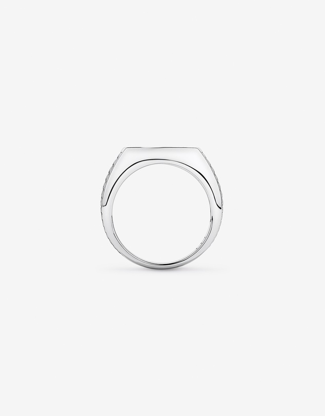 Michael Hill - Howlite Signet Ring in Sterling Silver