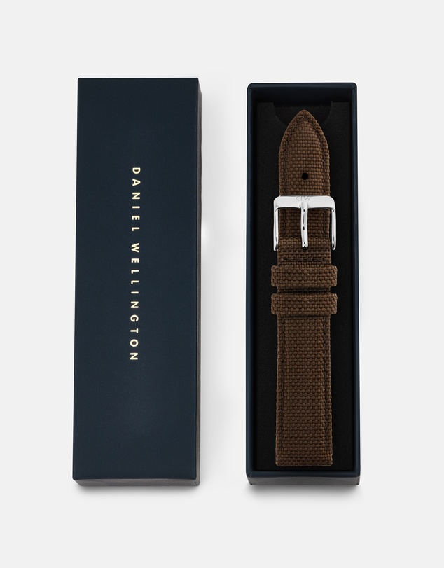 Daniel Wellington - 18mm Strap Canvas Brown S