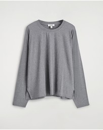 COS - Fluid Jersey Long-Sleeve Top