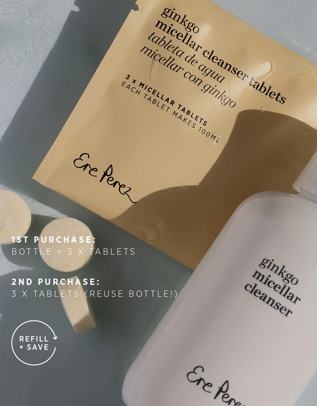 Ere Perez - Ginkgo Micellar Cleanser Tablets