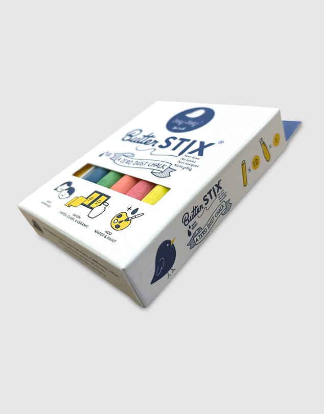 Jaq Jaq - Jaq Jaq Bird - ButterStix 12pk Assorted Colors + Holder