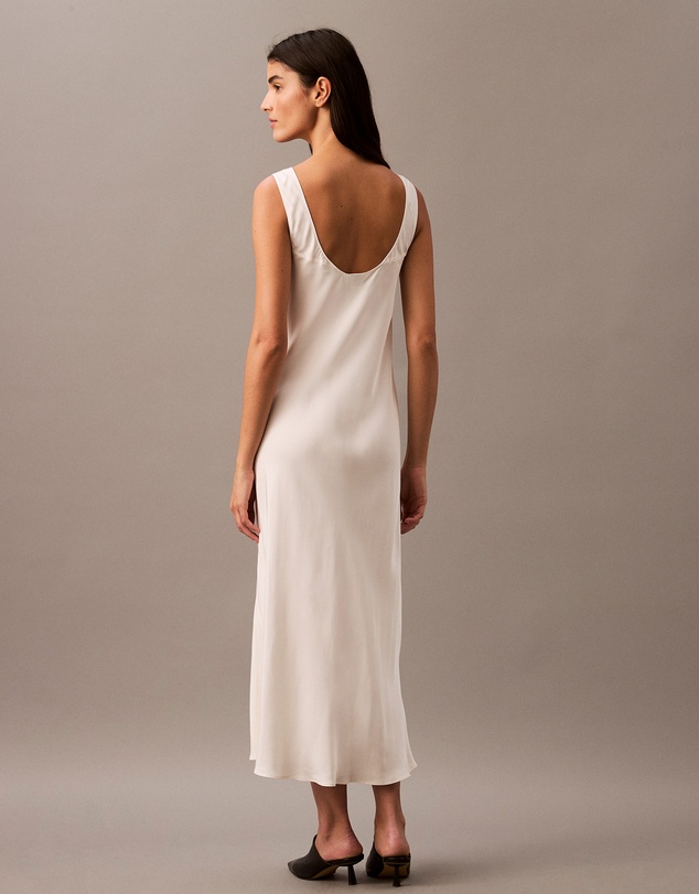 Calvin Klein - Satin Midi Slip Dress