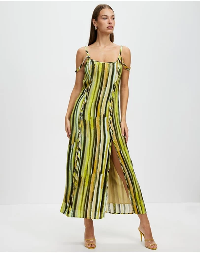 Third Form - Stroke Frill Slip Dress