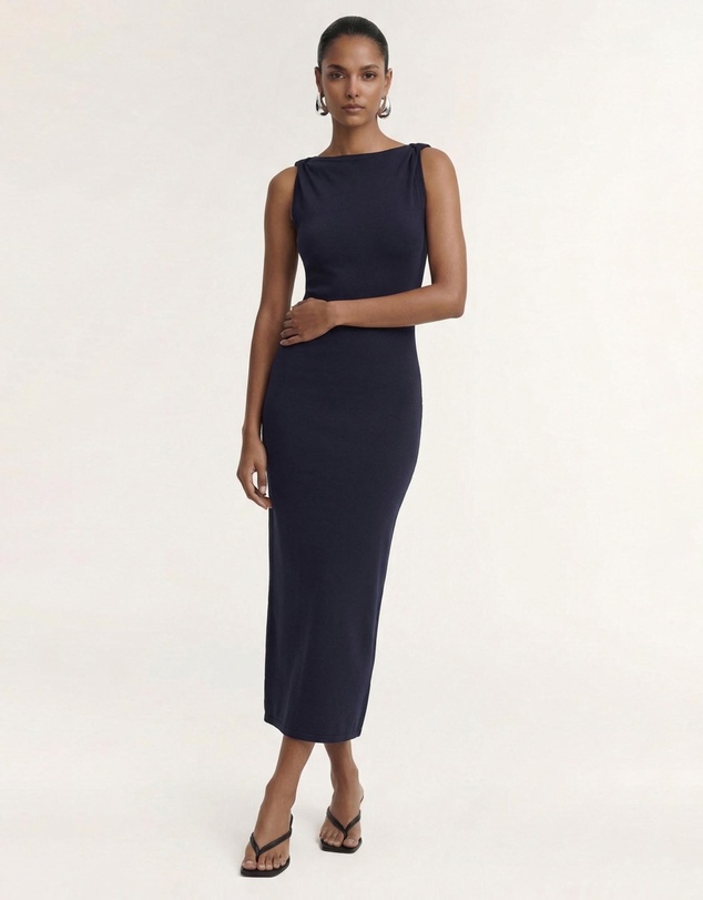 Staple the Label - Leno Knit Midi Dress