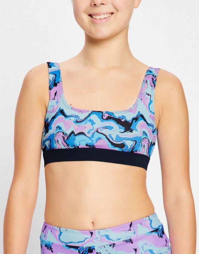 Modibodi - Teen Period Swimwear Reversible Crop Top