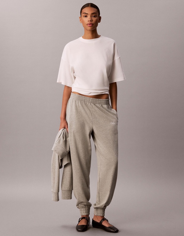 Calvin Klein - Logo Cotton Jersey Heavy Jersey Joggers