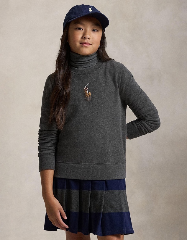 Polo Ralph Lauren - Big Pony Fleece Sweatshirt Dress - ICONIC EXCLUSIVE - Teens