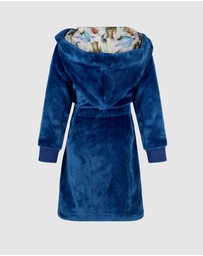 Fleur Harris - Cosy Robe in Navy