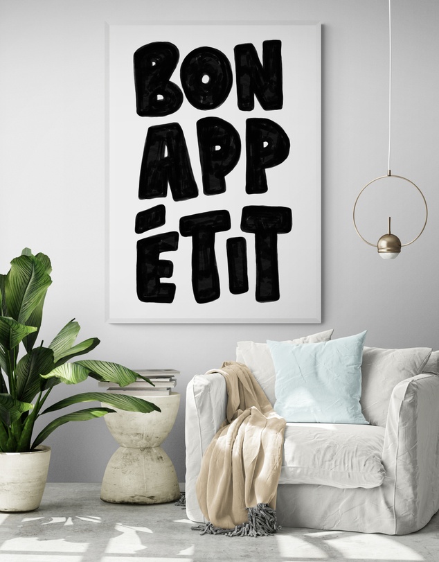 Inka Arthouse - Bon Appetit Art Print by Paige Byrne