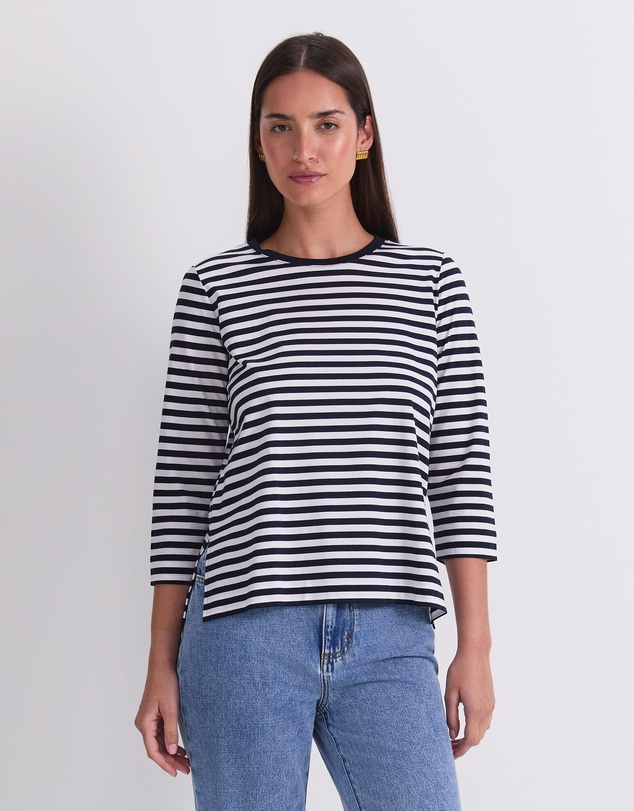 Sportscraft - Mercerised Cotton 3/4 Sleeve Tee