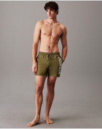 Calvin Klein - Intense Power Medium Drawstring Swim Shorts