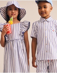 Huxbaby - Ocean Stripe Shirt - ICONIC EXCLUSIVE - Babies-Teens