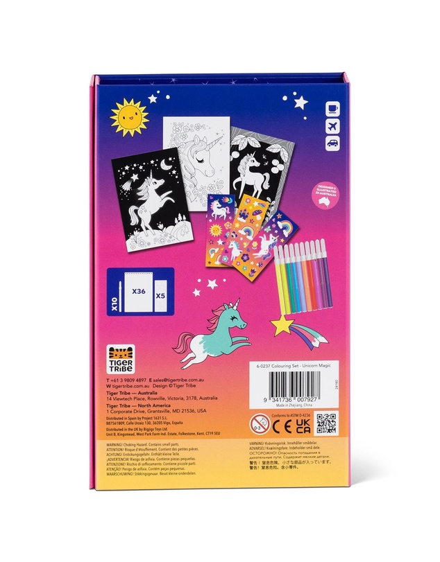 Tiger Tribe - Colouring Set Unicorn Magic