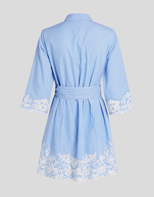 Karl Lagerfeld - Cut-Out Embroidery Shirt Dress