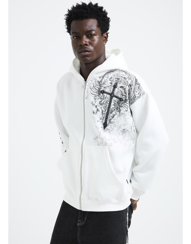 Standard - Crucifix Zip Hoodie