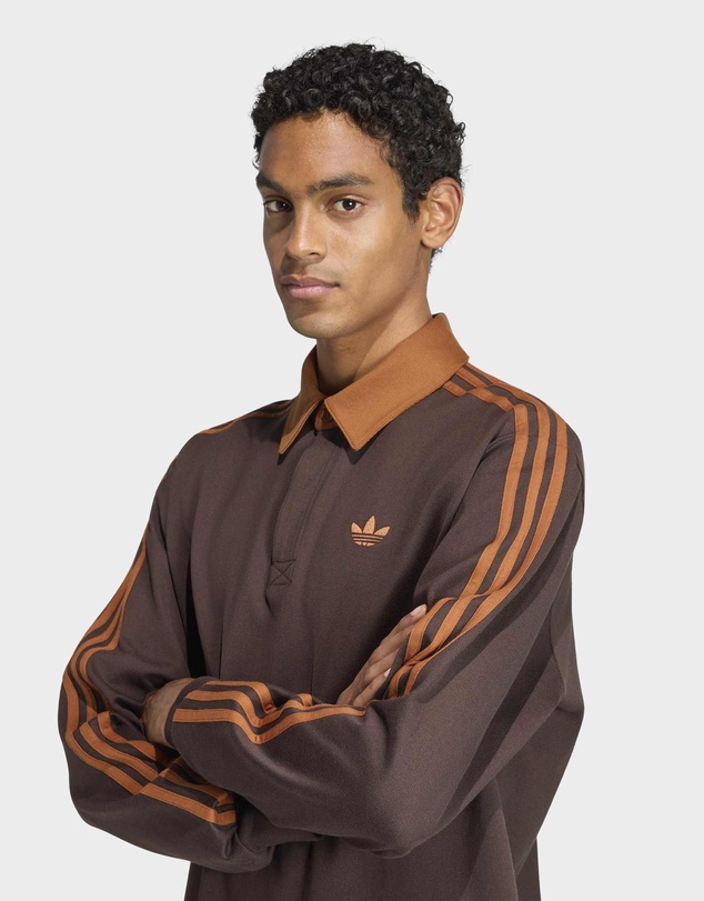 adidas Originals - 3-STRIPES RUGBY LONGSLEEVE POLO Mens