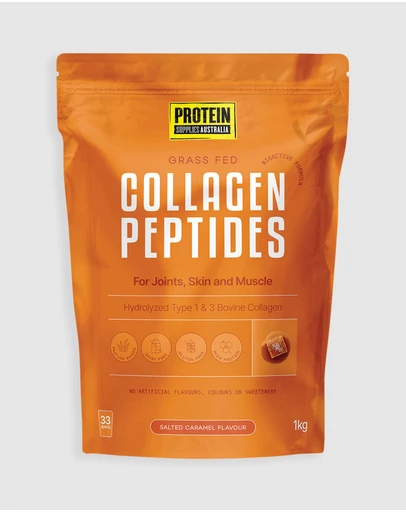 Protein Supplies Australia - Salted Caramel Collagen Peptides - 1kg