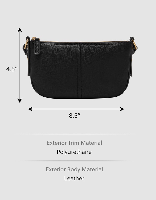 Fossil - Jolie Black Crossbody Bag