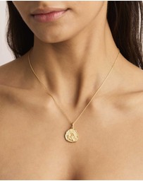 By Charlotte - She Is Capricorn Zodiac Necklace