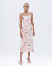 JUSTIN TONG - Jessica Beaded Midi Dress