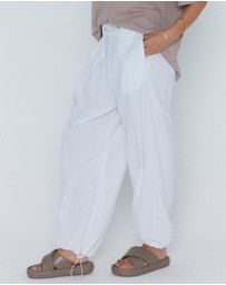 ALEXANDRA - Rem Pants White
