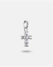 THOMAS SABO - THOMAS SABO Connect Charm cross with white stones