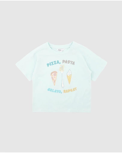 Bebe by Minihaha - Alexi Pizza Pasta Gelato Tee - Kids